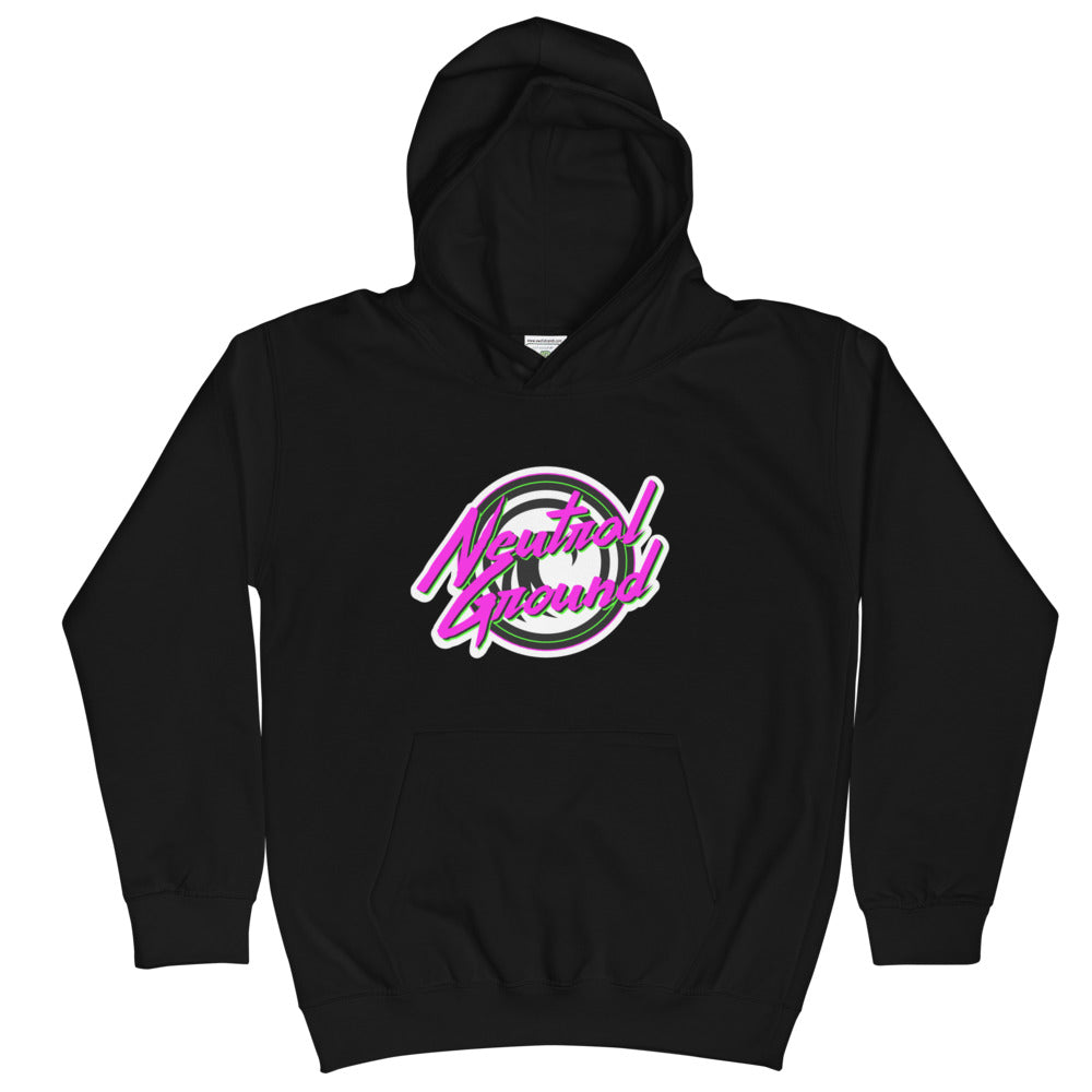 Neon Tiger Kids Hoodie