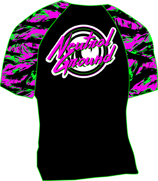 Neon Tiger Rash Guard